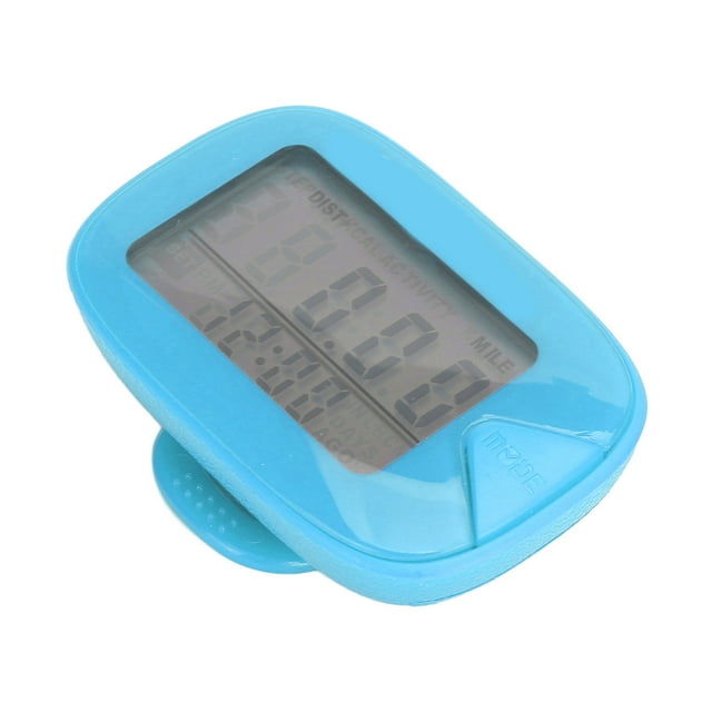 Podómetro De Fitness, Mostrador De Paso De Paso De Paso Digital Grande Y Liviano De Pantalla Digital Para Hombres Actividad De Mujeres