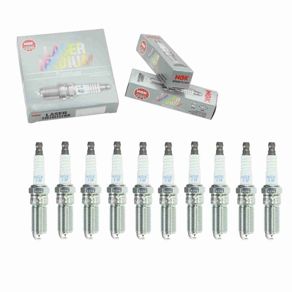 10 pc NGK 3787 Laser Iridium Spark Plugs for 0000-18-L3Y3 4513 4719 HGR7MQI0 IVT20TT L3Y3-18-110 Ignition Wire Secondary