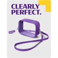 thumbnail image 4 of Clear Bag Stadium Approved, PVC Transparent Crossbody Purse Small Clear Crossbody Bag with Adjustable  Strap, 4 of 6