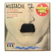 thumbnail image 2 of Charlie Chaplin Moustache de Costume Adulte en Vrai Cheveux Humains Noirs, 2 of 2