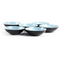 thumbnail image 5 of Stoneware Two-Tone Life Dinner Set，Outside Shiny + Inside Matte Glaze, 5 of 14