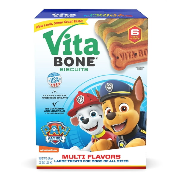 Vita Bone Multi Flavors Large Biscuit Dog Treat, 3 Lbs.