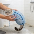 thumbnail image 3 of Cat Bathing Bath Bagging Container Adjustable Cat Grooming Net For Bathing Nail Trimming Adjustable Multifunctional Breathable Shower Grooming Bath Sack For Cats Adjustable, 3 of 3
