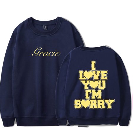 Gracie Abrams Merch I Love You I’m Sorry Crewneck Top Sweatshirt Unisex Fashion Long Sleeve