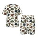 thumbnail image 1 of Balery Various Turtle Conjunto de Pijama Infantil de Manga Corta con Estampado – Ropa de Dormir de Algodón Suave-X-Large, 1 of 6