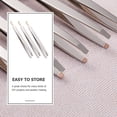 thumbnail image 3 of 3Pcs Stainless Steel Eyebrow Repair Tools Brow Shaping Tweezers Acne Cleaner, 3 of 9