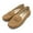 Floral Tan, variant on LAVRA Women's Faux Leather Loafers Casual Slip On Moccasin Shoes