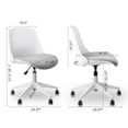 thumbnail image 3 of CLATINA Office Foldable Desk Chair with Wheels Adjustable Swivel Rolling Task Chair for Home Office,1 Pack, 3 of 7
