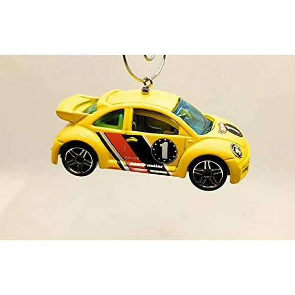 Christmas Ornament for Volkswagen Beetle Yellow