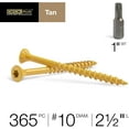 thumbnail image 2 of DeckPlus 48416 Tan Deck Screw, Steel - 5lb Box (#10 x 2.5"), 2 of 8
