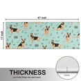 thumbnail image 5 of Kitchen Rugs Sets Of 2,German Shepherd Dog and Music Anti Fatigue Kitchen Mat Rugs Non Slip Washable,Decorative Kitchen Floor Mats for Kitchen,Sink,Laundry,17"X47", 5 of 5