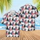 thumbnail image 2 of Camisa hawaiana con estampado 3D de la bandera estadounidense, blusa playera para hombre, camisas con solapa para trabajo, camisas cubanas, ropa para hombre, tops para hombre, 2 of 5