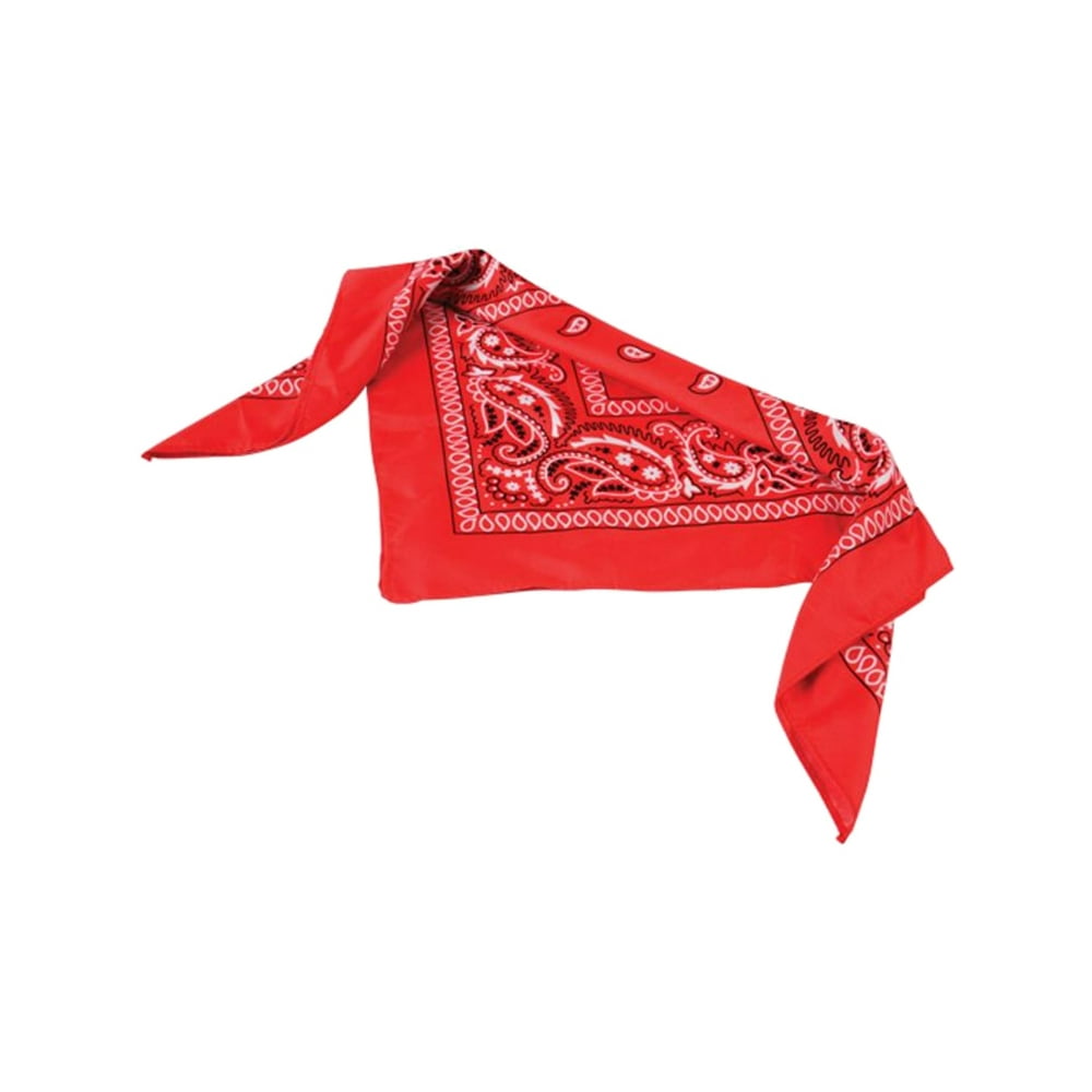 Red Bandana Social Distancing Face Cover Mask Wrap Paisley Biker ...