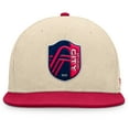 thumbnail image 2 of Men's Fanatics Cream St. Louis City SC Tempo Corduroy Snapback Hat, 2 of 4