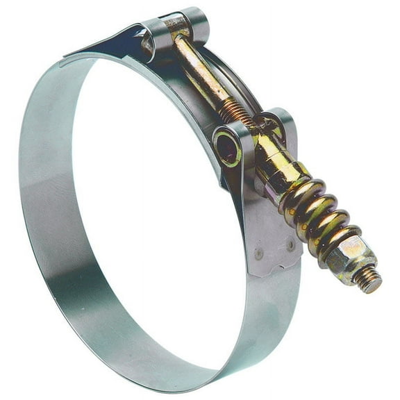 Ideal Tridon 4-1/16 in. 4-3/8 in. SAE 406 Hose Clamp Stainless Steel Band T-Bolt