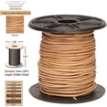thumbnail image 4 of The Beadsmith Leather Cord – Natural – 1mm Spool – 25 Yards/22.86 Meters – Indian Leather Thong Ideal for Braiding, Beading, Necklaces, Fine Lacing, Hair Accessories & DIY Jewelry Making, 4 of 8