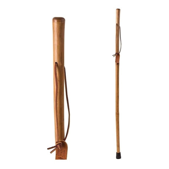 Brazos Free Form Red Bamboo Wood Walking Stick 58 Inch Height
