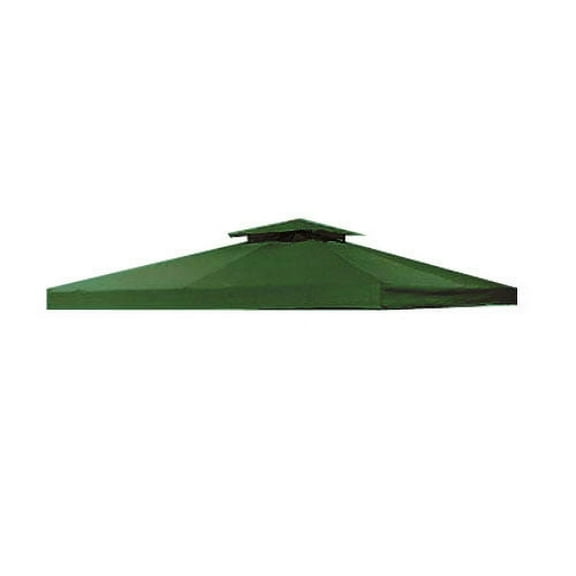 Garden Winds Universal Two-Tiered Replacement Gazebo Canopy Top, Green, RipLock 350
