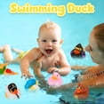 thumbnail image 5 of sixwipe 12 Pack Rubber Ducks for Bath, Bath Toy Duck for Kids,  Floating Duck Bath Toys, Bath Tub Pool Toys in Multiple Characters,  Showers Classroom Incentives, Summer Beach and Pool Activity, 5 of 7