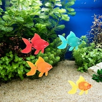 Hemobllo Lovely Fish Figure Plastic Aquarium Decor Assorted Colors for Tank Beauty