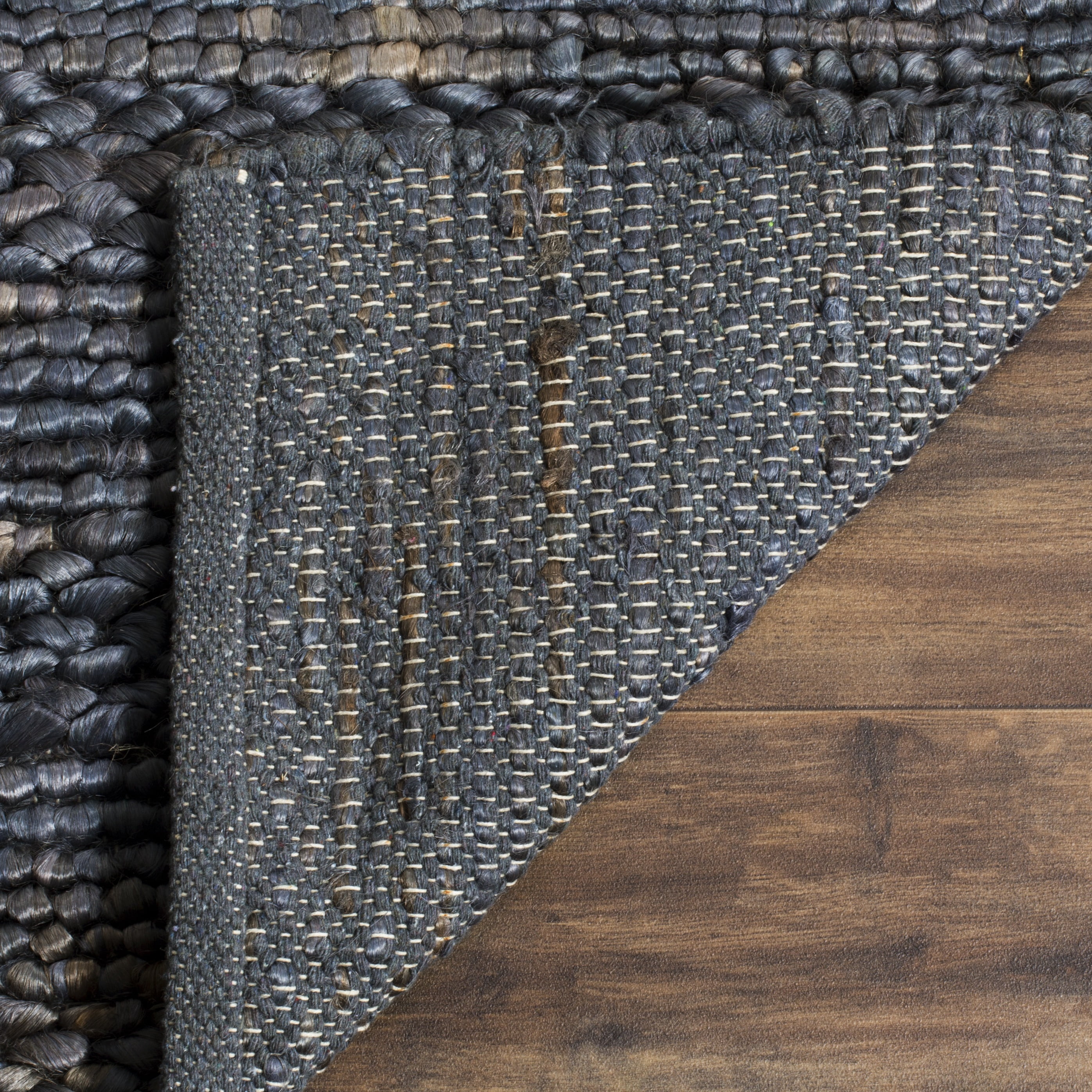 SAFAVIEH Natural Fiber Henrika Geometric Area Rug, Grey, 10' x 14'