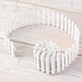thumbnail image 4 of Amaiiu 5CM * 1M DIY Wood Fence Mini Small Wooden Barrier Craft Miniature Fairy Garden Micro Plant Pot Decoration, 4 of 5