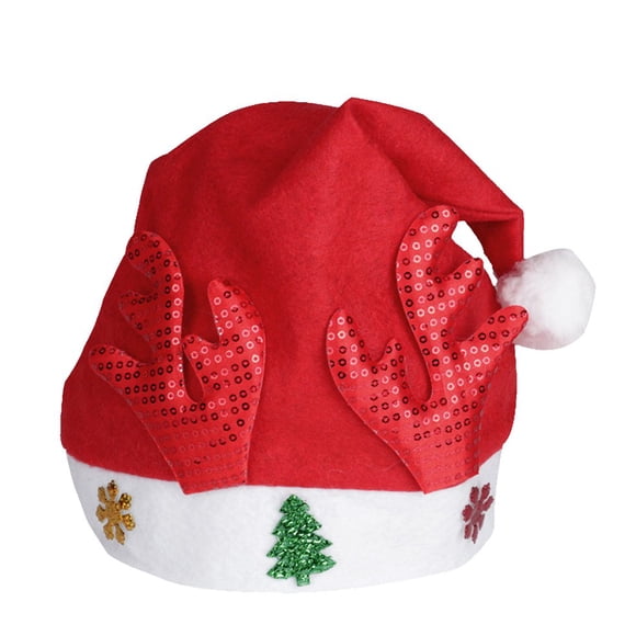 Christmas Ornaments Led Light Hat Non-woven Cute Hat For Kids/Adult