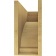 thumbnail image 4 of 12"W x 36"D x 24"H Classic Rivera Rough Cedar Woodgrain TimberThane Corbel, Primed Tan, 4 of 6