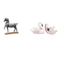 thumbnail image 1 of Figura de caballo, escultura de animal, escultura de resina coleccionable, adorno artístico, figuras de cisne, estatuas, decoración del hogar, centros, 1 of 8