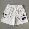 thumbnail image 1 of Pantalones cortos de gimnasio con estampado Floral para hombre, Shorts clásicos de malla básica para gimnasio, baloncesto, deportes de playa, novedad de verano, 1 of 5