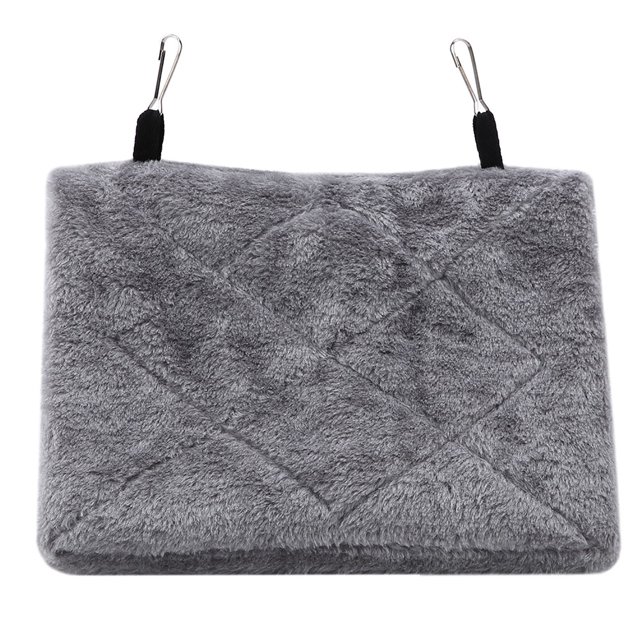 Bird Hanging Cage, Keep Warm Soft Plush Hook Bird Hammock For Winter Use