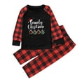 thumbnail image 3 of Odeerbi Christmas Pajamas for Family Holiday Long Sleeve Family Christmas Pajamas Matching Sets Kids 2025 Printed Parent Child Warm Set Two Piece Sleepwear Family Matching PJs Set Red, 3 of 4