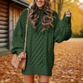 thumbnail image 4 of Women's Thick Knitted Cropped Sweater, 4 of 9
