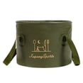 thumbnail image 2 of Collapsible Bucket Foot Bath Bucket Water Container Collapsible Sink for Outdoor 20L Green, 2 of 8