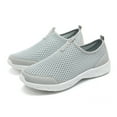 thumbnail image 7 of PEASKJP Mens Sneakers Men's Fashion Dress Sneakers Mesh Breathable Oxfords Business Casual Walking Shoes (Grey,9.5), 7 of 7