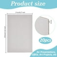 thumbnail image 2 of 20Pcs Chipboard Sheets 8.3x11.6 Inch 80PT(Point) Heavy Weight Paper Cardboard DIY Craft Bookboard Binders Board for Book Binding Cover Ablum Cover Box Card Making - 2mm Thick, 2 of 9