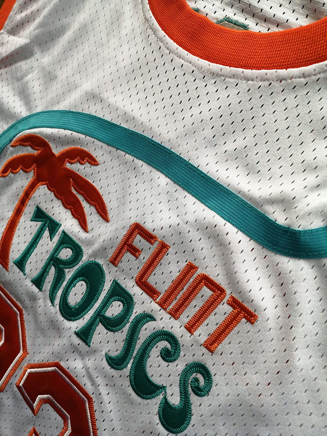 : AIFFEE Men's Jersey #33 Flint Tropics Basketball Jersey White  S-XXL : Sports & Outdoors