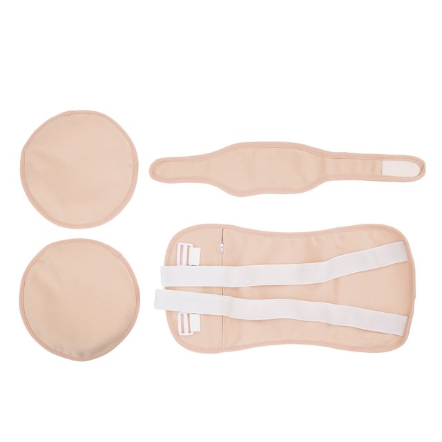 Trousse d'Emballage pour Huile de Ricin par YOUTHINK, Conçue pour les Soins Personnels et la Détente. Présente un design Réutilisable en U pour le Soulagement de la Taille, du Cou et de la Poitrine. Comprend un Sac Banane en Tissu beige avec Sangles Ajustables, un Sac Banane et Deux Sacs de Poitrine Ronds. le Sac Banane Contient une Pochette de Rangement pour compresses Chaudes Ou Froides afin d'Améliorer l'Absorption de l'Huile.