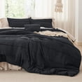 thumbnail image 2 of Juego de Edredón Bedsure Queen Pinch Pleat Negro Boho 4 Piezas, 2 of 7