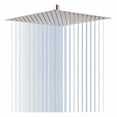thumbnail image 1 of GGStudy Square16 Inch Square Stainless Steel Shower Head Rainfall Large Shower Head Brushed Nickel High Pressure, 1 of 1