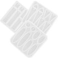 thumbnail image 3 of 3pcs Earring Pendant Molds Keychain Charm Pendant Jewelry Making Molds, 3 of 7