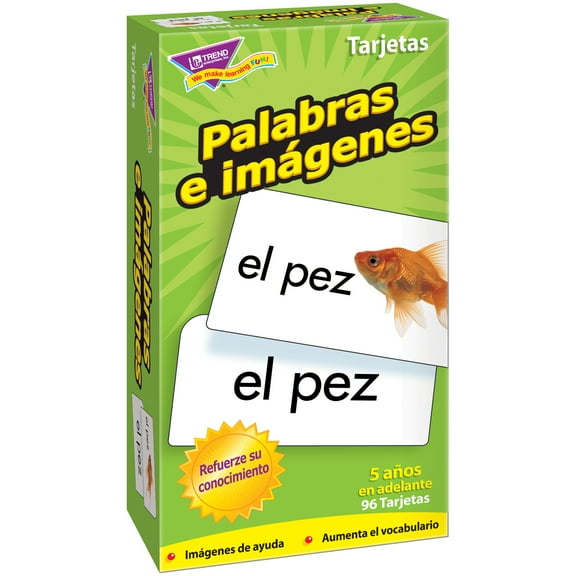 Palabras E Imã¡Genes (Sp) Skill Drill Flash Cards