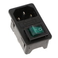 thumbnail image 4 of Interruptor Del Fusible Del Conector Del Módulo de -15A 250V - Verde Yotijar Toma de corriente macho, 4 of 6