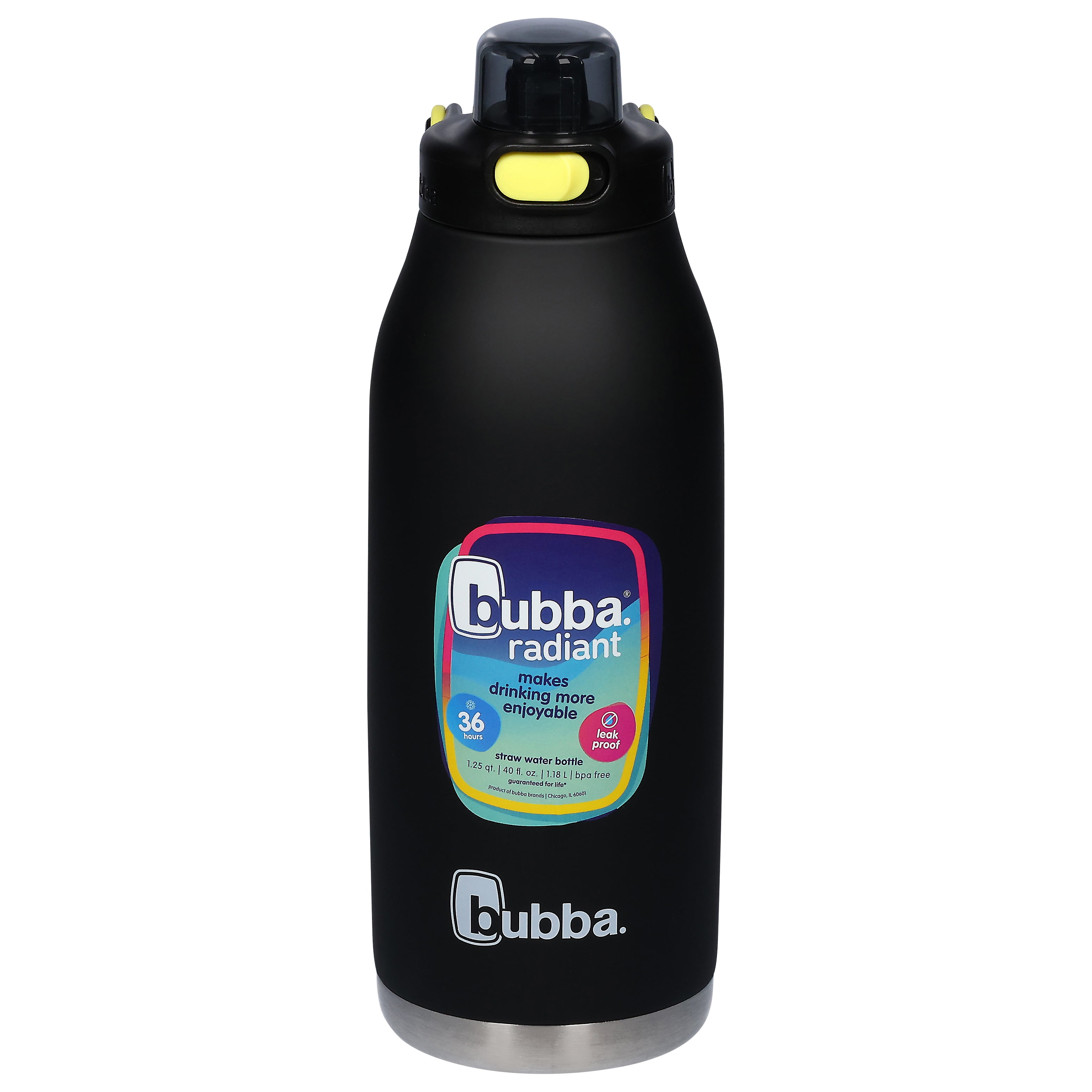 Bubba 40 oz. Radiant Stainless Steel Water Bottle w/ Straw Lid