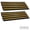 2PC 50T 48In, variant on 1.6" Rubber Threshold Ramp for Doorways – Heavy Duty, Non-Slip Wheelchair & Scooter Entry Ramp, 15-Ton Load, Cuttable Curb Ramp – 35.4x7.9x1.6 in, Straight Grain 4cm