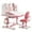 Pink, variant on Fompes Kids Study Desk and Chair Set Height Adjustable Children's Desk and Chair Set with 50-Degree Tiltable Desktop LED Light Storage Drawer Book Stand Study Table with Chair for Bedroom Study Room