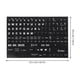 thumbnail image 3 of 1 hoja de pegatinas para teclado, accesorio universal para etiquetas de teclado con letras en inglés, 3 of 5