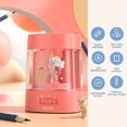 thumbnail image 4 of Deli Electric Pencil Sharpener Automatic Sharpener Pencil Sharpening Machine, Battery Operated, Pink, 4 of 10