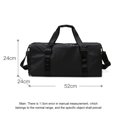 thumbnail image 3 of Bolsa de deporte para gimnasio Separación húmeda seca Fitness Yoga Equipaje de viaje Bolso (Negro), 3 of 7