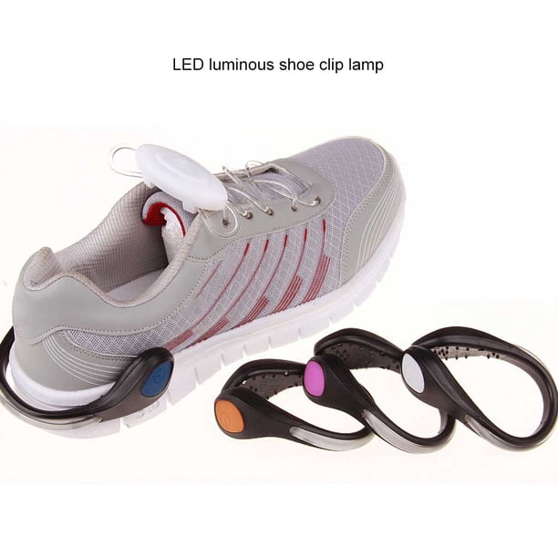 Clip LED Pour Chaussures – Sécurité Nuit – Imperméable – 3 Modes Éclairage – Vélo, Course, Randonnée – Cadeau Sport